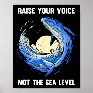 Klima für den Schutz von Walen Poster