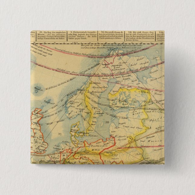 Klima in Europa Button (Vorderseite)