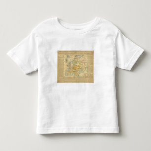 Klima von Europa-Karte Kleinkind T-shirt
