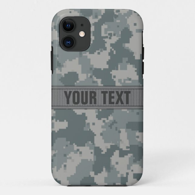 Klimaanlage-Art-graue Camouflage #2 personalisiert Case-Mate iPhone Hülle (Rückseite)
