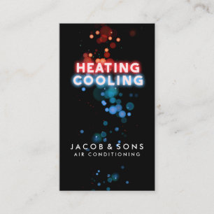 Klimaanlage Heizung Kühlbetriebskarte Visitenkarte