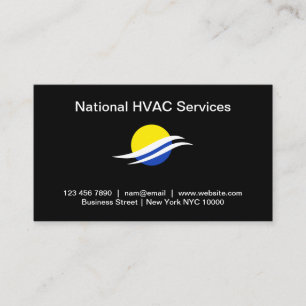 Klimaanlage HVAC Services Business Card Visitenkarte