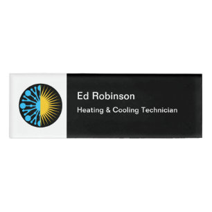 Klimaanlage Moderne Logopersonals Name-Tags Namenschild
