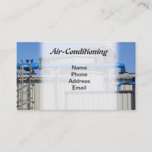 Klimaanlage und industrielles Abkühlen Visitenkarte