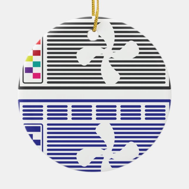 Klimaanlagen-Vektor Keramikornament (Vorne)