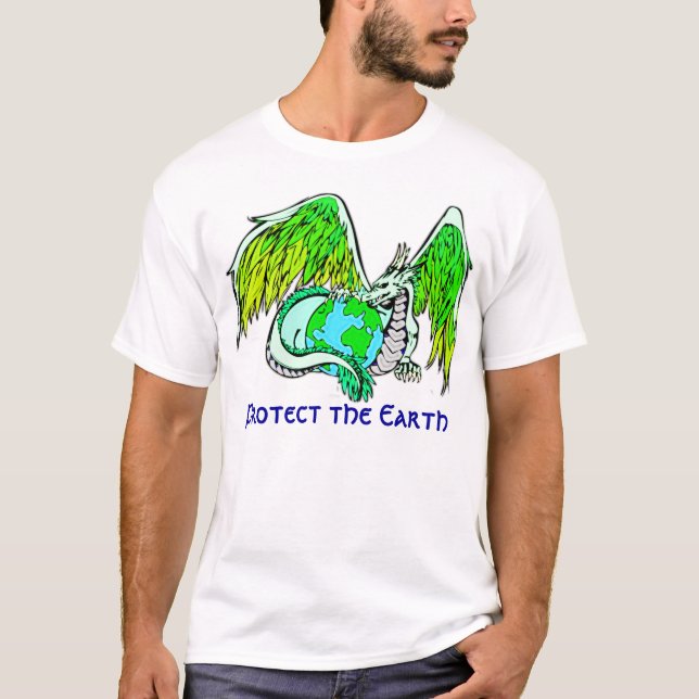 Klimadrache T-Shirt (Vorderseite)