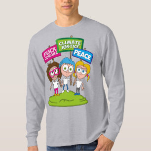 Klimafragen retten die Planeten-Erde-Umwelt T-Shirt