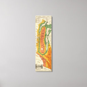 Klimaparte Kaliforniens Leinwanddruck