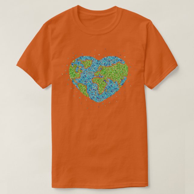 Klimaschutz auf der Erde T-Shirt (Design vorne)