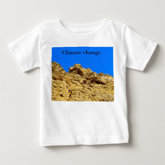 Klimaschutz Baby T-shirt (Vorderseite)
