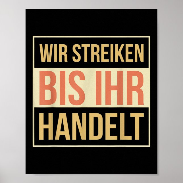 Klimaschutz, Erde, Klimawandel, Umwelt Poster (Vorne)