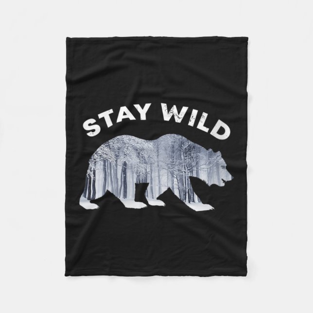 Klimaschutz für Frauen Fleecedecke (Vorderseite)