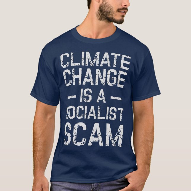 Klimaschutz gegen den Klimawandel T-Shirt (Vorderseite)