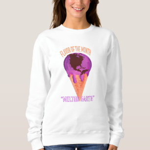 Klimaschutz-Geschmack der mondgeschmolzenen Erde Sweatshirt