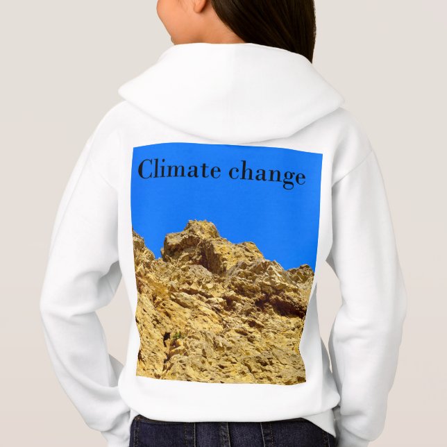 Klimaschutz Hoodie (Rückseite)