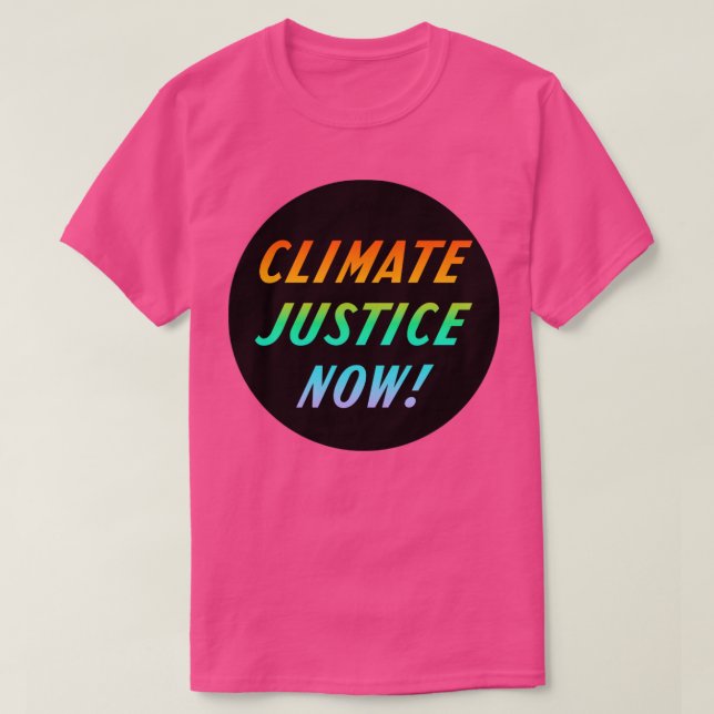 Klimaschutz jetzt 1 T-Shirt (Design vorne)