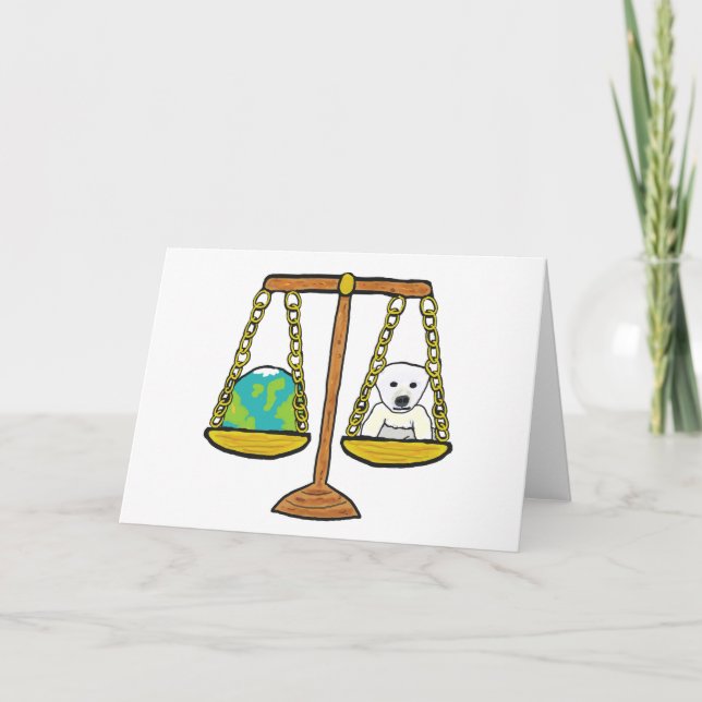 Klimaschutz Karte (Vorderseite)