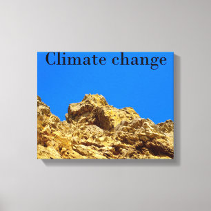 Klimaschutz Leinwanddruck