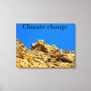 Klimaschutz Leinwanddruck