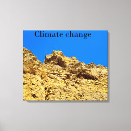 Klimaschutz Leinwanddruck