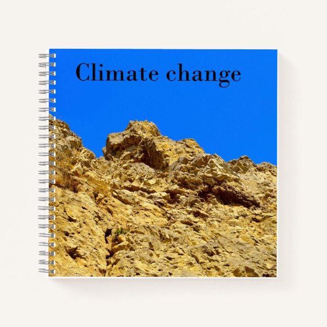 Klimaschutz Notizbuch (Vorderseite)