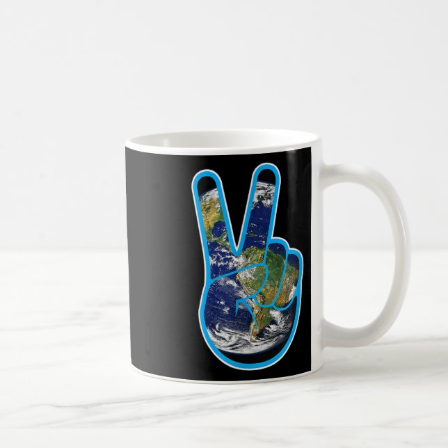 Klimaschutz - Tag der Erde Kaffeetasse (Rechts)
