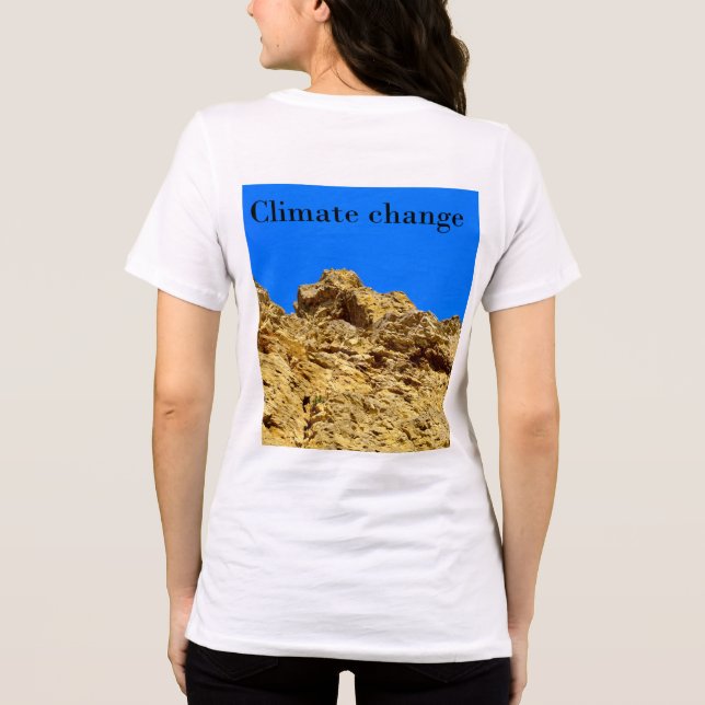 Klimaschutz Tri-Blend Shirt (Rückseite)
