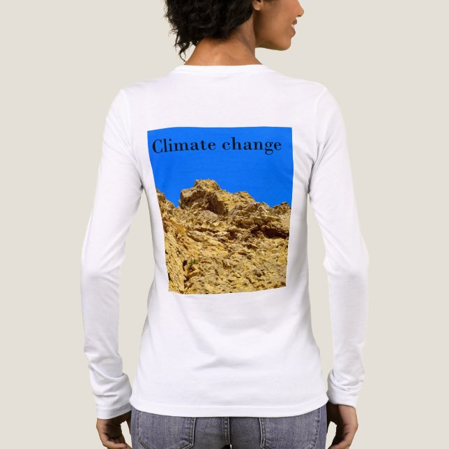 Klimaschutz Tri-Blend Shirt (Rückseite)