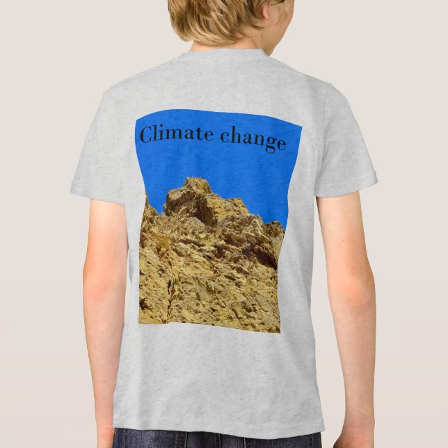 Klimaschutz Tri-Blend Shirt (Rückseite)