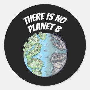 Klimaschutz und Umweltschutz Runder Aufkleber