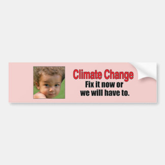 Klimawandel Autoaufkleber