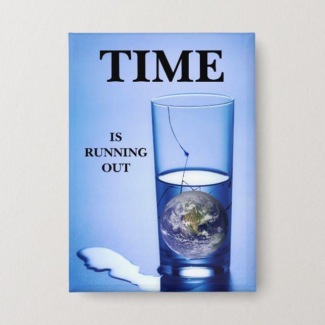 Klimawandel Button (Vorderseite)