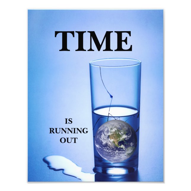 Klimawandel Fotodruck (Vorne)