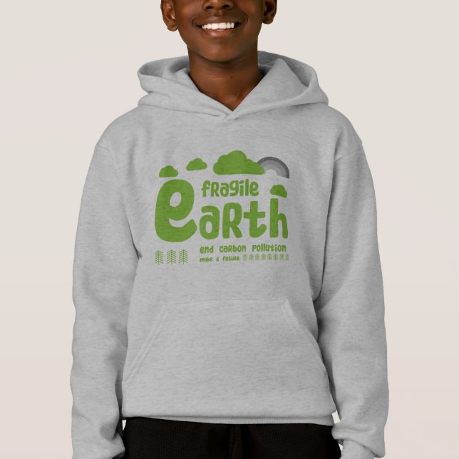 Klimawandel | Kohlenstoffverunreinigung | T - Shir Hoodie (Vorderseite)