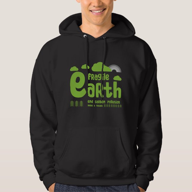 Klimawandel | Kohlenstoffverunreinigung | T - Shir Hoodie (Vorderseite)