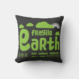 Klimawandel | Kohlenstoffverunreinigung | T - Shir Kissen