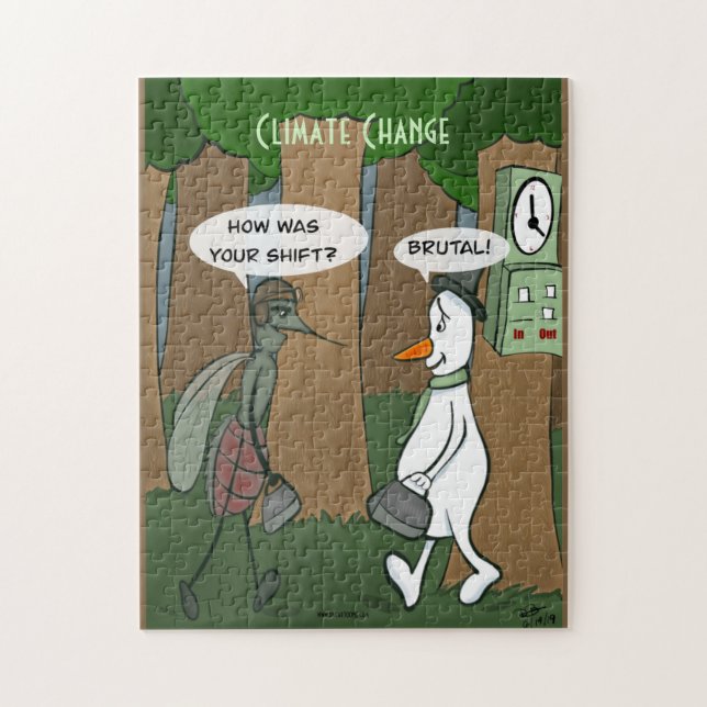 Klimawandel Puzzle (Vertikal)
