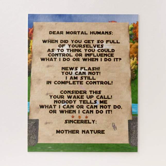 Klimawandel Puzzle (Vertikal)