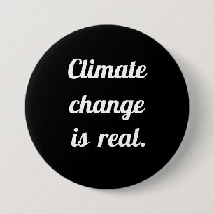 Klimawandel: Schwarze Schaltfläche Button