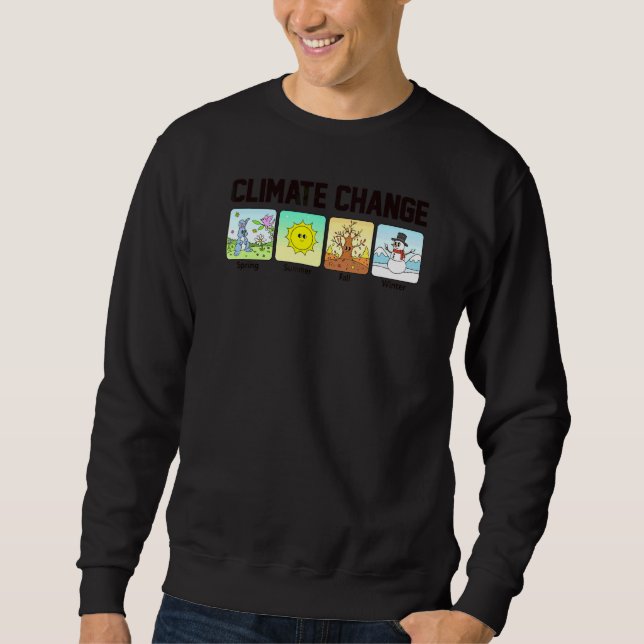 Klimawandel Sweatshirt (Vorderseite)