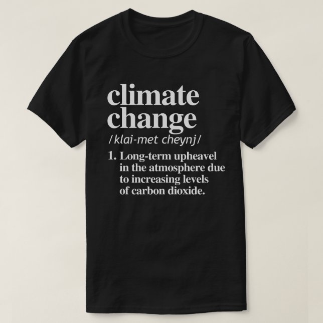 Klimawandel T-Shirt (Design vorne)