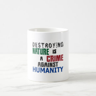 Klimawandel Zukunft Planet Erde CO2 Global Gift Kaffeetasse