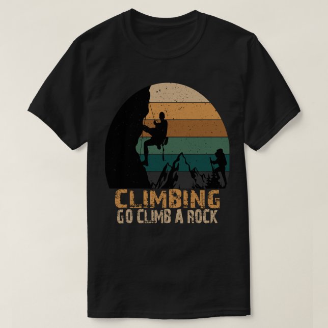 KLIMBING GO CLIMB A ROCK WIKING_009 T-Shirt (Design vorne)