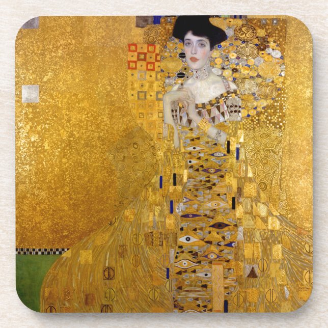 Klimt, "Adele Bloch-Bauer I." Untersetzer (Vorderseite)