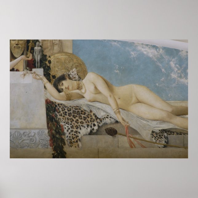 Klimt: Altar von Dionysos (Detail), 1886-1887 Poster (Vorne)