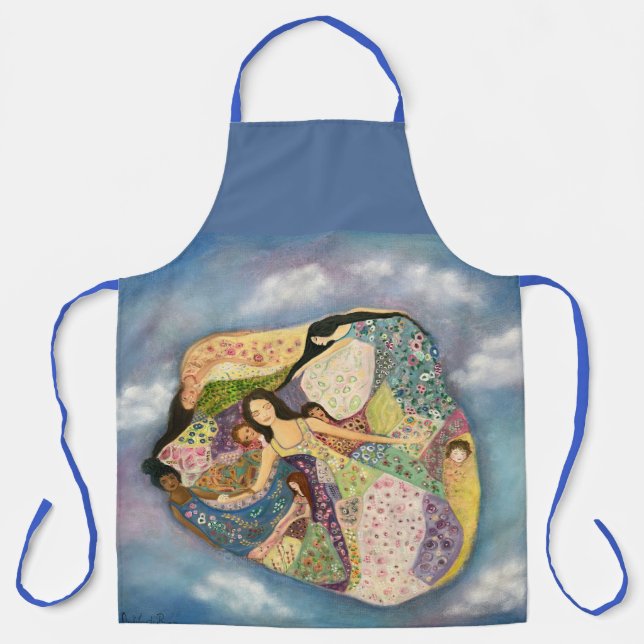 Klimt Art & Weise Frauen und Mädchen Schürze (Vorderseite)