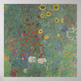 Klimt: Bauerngarten mit Sonnenblumen, 1907 Poster