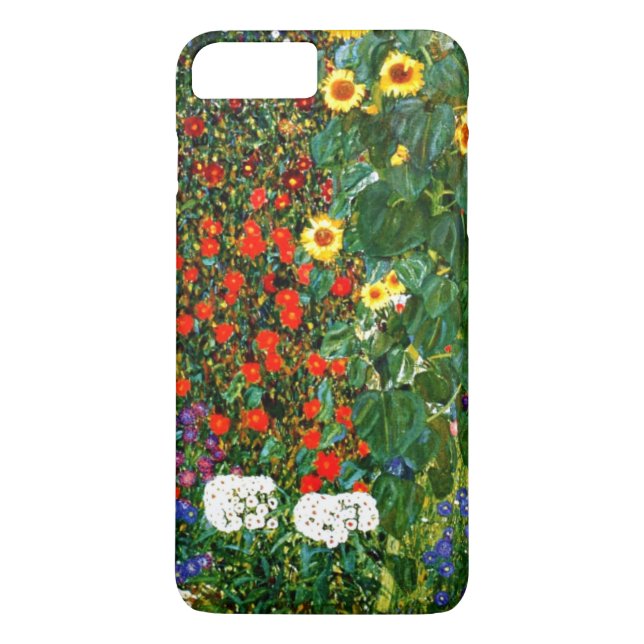 Klimt - Bauerngarten mit Sonnenblumen Case-Mate iPhone Hülle (Rückseite)