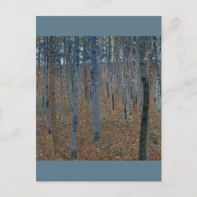 Klimt Beech Grove I Postkarte (Vorderseite)