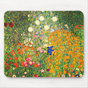 Klimt: Blumengarten Mousepad